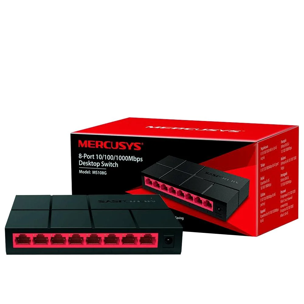 Switch Mercusys 8 Portas