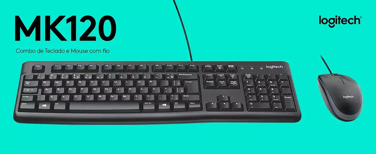 Kit Teclado e Mouse MK120