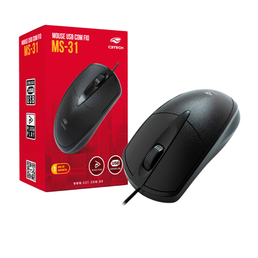 Mouse USB C3Tech MS-31