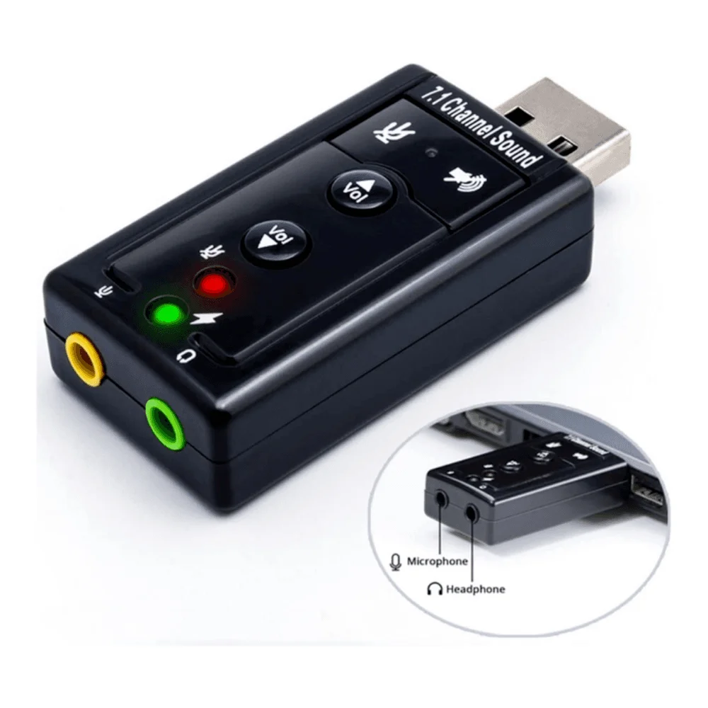 Placa de Som USB Exbom