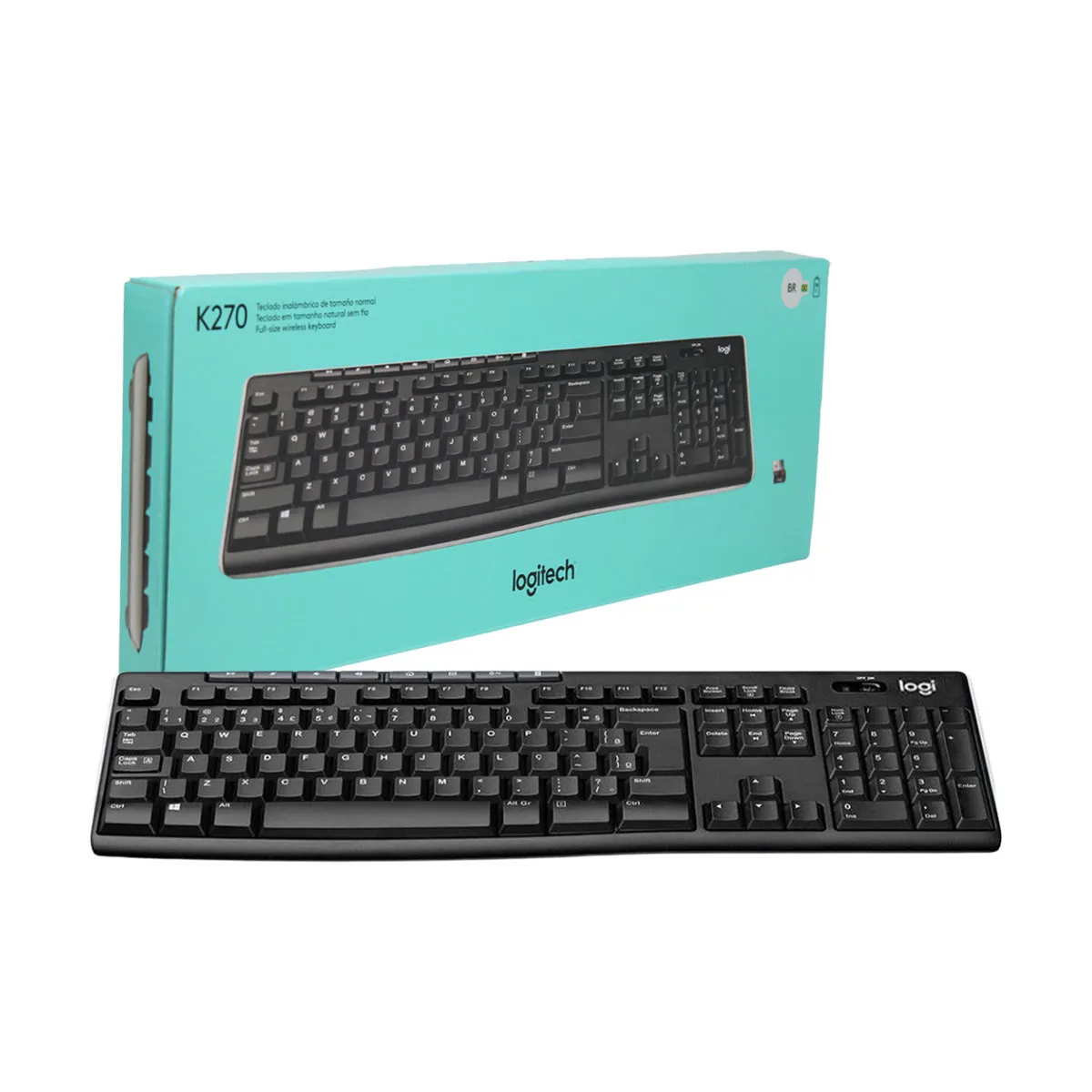 Teclado Wireless Logitech K270